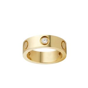 Liefdesring Luxe sieraden Midi-ringen voor dames Titanium staallegering Verguld proces Mode-accessoires Vervagen nooit Niet allergisch Winkel