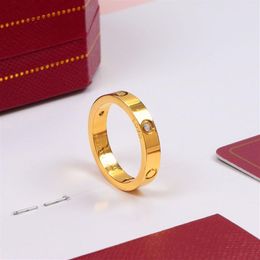 Designer-Nagelring, klassischer Luxus-Designer-Schmuck für Damen, Titan-Stahl-Legierung, vergoldetes Gold, Silber, Rose, verblasst nicht, nicht al237L