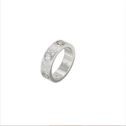 Bague à ongles de créateur en acier titane, bague d'amour en argent pour hommes et femmes, bijoux en or rose pour amoureux, bijoux pour hommes et femmes, bagues de couple, cadeau taille 5-10, bijoux de créateurs