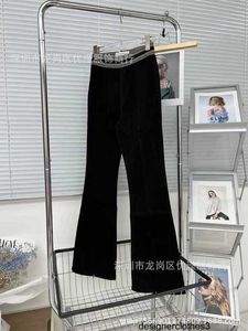 Ontwerper Nanyou high -end dames L * e herfst nieuwe lint elastische veelzijdige hoge taille hoge hoorn denim broek b3tx