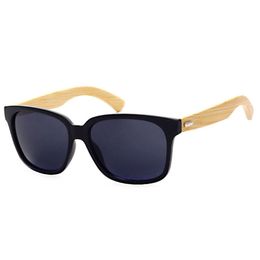 Zonnebril voor mannen vrouwen luxe natuurlijke bamboe zonnebril hoge kwaliteit zonnebril dames mode sunglases retro designer zonnebril 5J2T10