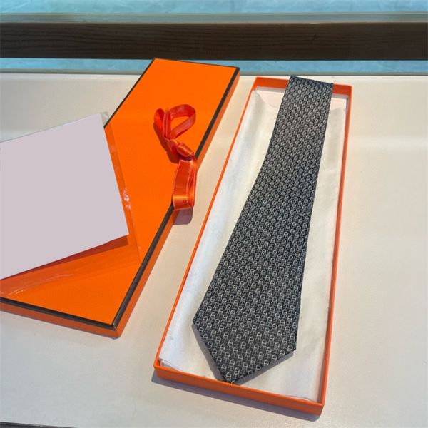 Cravates de cou de styliste pour hommes, marque haut de gamme en soie brodée à la main, cravate d'affaires décontractée, cadeau de luxe quotidien pour hommes