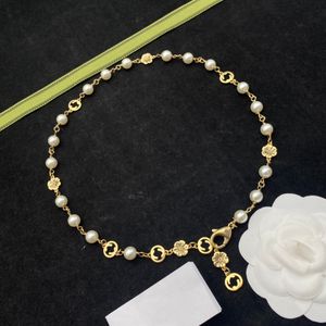 Designer ketting Kralen ketting Parel bloem ketting Vrouwen dragen sieradensets designer sieraden