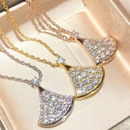 Designer ketting Bgari Divas Dream ketting set met 18K goud vergulde diamant kleine rok ketting luxe ontwerper officiële replica