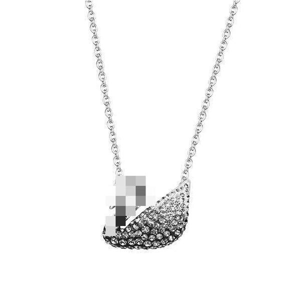 designer necklace Collier pendentif en cristal de mode pour femmes lumière de luxe Y2K danse blanche collier de cygne en cristal cadeaux pour les filles de haute qualité dS5