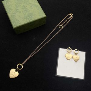 Designer ketting voor vrouwen brief liefde luxe oorbellen producten kettingen ketting kwaliteit oorbel mode-sieraden supply319g