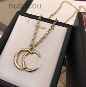 Designer ketting Jewlery Designer voor vrouwen Designer sieradenmerk Designer Classic Style Double G Letter Ketting Classic Wedding Women Fashion Simple Jewelry