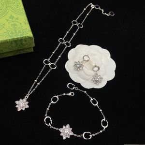 Designer ketting Joodse Designer voor vrouwen Designer sieraden Diamant bloemontwerper Bracelet G Kettingen sieraden met doos