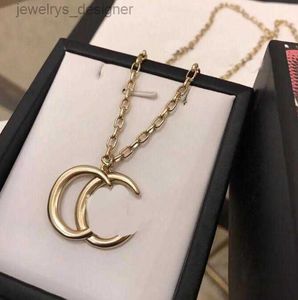 Designer ketting Jowery For Women Jewelry Brand Classic Style Double G Letter Classic Wedding Women Fashion Simple Jewelry