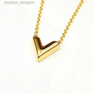 Designer ketting liefde hart desinger damesketen roestvrij staal goud sier hanger klassieke kettingen sieraden g237153c