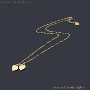 Designer ketting liefde ketting 18k gouden luxe sieraden tiffanyjewelry valentijnsdag moeder 'day cadeau ontwerper sieraden hanger 646