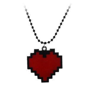 Designer Ketting Luxe Sieraden Mode Game Externe Papyrus Sans Frisk Bravery Love Heart Hanger Link Chain Dames Accessoires