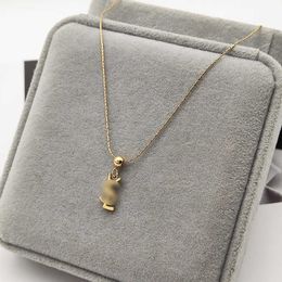 Designer ketting SL luxe top Jinhui netwerk rood dezelfde eenvoudige letter Y titanium staal vrouw commuter nieuwe mode OL kleurloze kraag mode-accessoires sieraden