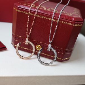 Designer kettingen Designers Luxurys sieraden diamantring hanger nagels ontwerp elegante veelzijdige trendy stijl kerst valentijnsdag sieraden erg goed
