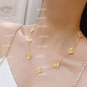 Designer kettingen mode klavertje vier ketting sieraden voor vrouwen 10 motieven roestvrij staal jewellerey huwelijkscadeau meerdere kleuren