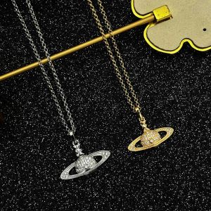 Designer kettingen originele ketting saturn parelpaar ketting gepersonaliseerde premium kraagketen klein parfum paar ketting kerstcadeau