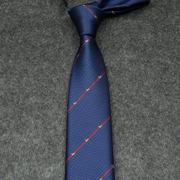 Designer cravate noir femmes cravate rouge bleu rayé cravates cadeaux de fiançailles de mariage ornement de fête hommes garçons costume d'affaires s212H