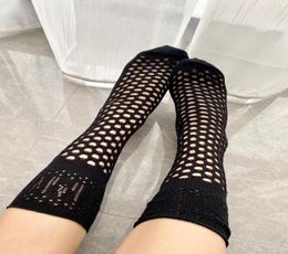 Designer Net Cotton Hosiery Choques bas pour femmes Fashion Ladies Girls Sock Stocking20844269784752