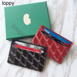Designer New 24SS Mens Womens Leather Card Sac Fashion Classic Mini Bank Wallet Cardolers Small Ultra Thin Coin Gurses Key Wallet