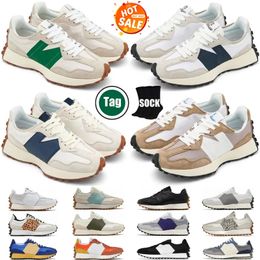 Ontwerper Nieuwe Vlansen 327 Running Shoes For Heren Dames Zeer Zeer Vintage Beige Bruin Suede Leopard Print Zwart White Orange Men Trainers sneakers