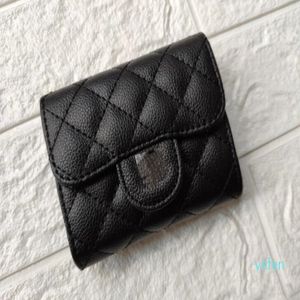 Ontwerper Nieuwe Change Card Bag Lingge Magnetic Buckle Small Handbag Wallet 233o