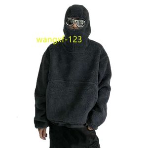 Ontwerper nieuwe mode-stijl op maat gemaakte ninja hoodie ultrazachte warme winter sherpa hoodie heren katoenen fleece hoodie