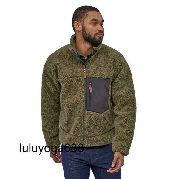 Diseñador Nuevo Half Zippe Chaquetas Chaqueta de lana para hombre Grueso Wonmen Calentamiento Clásico Retro Otoño Invierno Modelos de pareja Pantalón de cordero Chaqueta de abrigo de cachemira