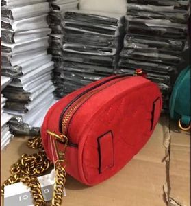 Designer-Nieuwe Marmont Schoudertassen Dames Luxe Suède Fluweel Ketting Crossbody Bag Handtassen Beroemde Designer Portemonnee Hoge Kwaliteit Vrouwelijke Tas