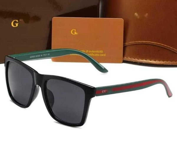 Designer New Men pour hommes et femmes conduisant des lunettes de soleil anti-enclines Réseau étoile rouge avec des lunettes super cool