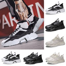 Designer nouveaux hommes baskets noir blanc beige papa chaussures de course pour toile formateurs femmes chaussures de course