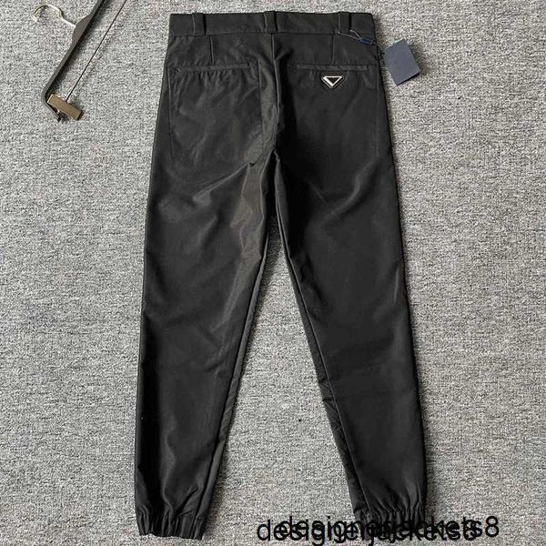 Diseñador Nuevo P Familia Pantalones casuales para hombres Productos de canal Pantalones versátiles de gama alta Estilo Pra RP0Z