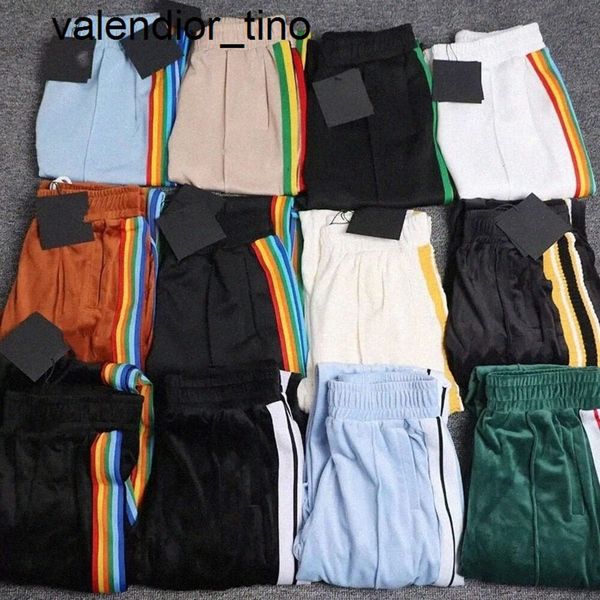Designer New Pa Hommes Pantalons longs Stripe Jogger Joggers Casual Marque de mode d'hiver Rainbows Stripes Pantalons pantalons pour hommes femmes