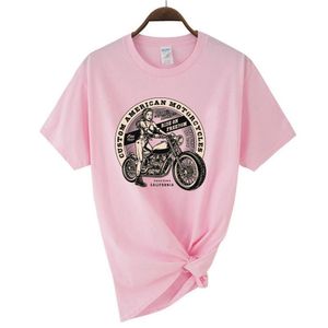 Ontwerper Nieuwe stijl Casual Customized Gedrukte kleding T-shirt Women Shirt Motorcycle Biker Hip Hop Summer T-shirt T-stukken T-tops