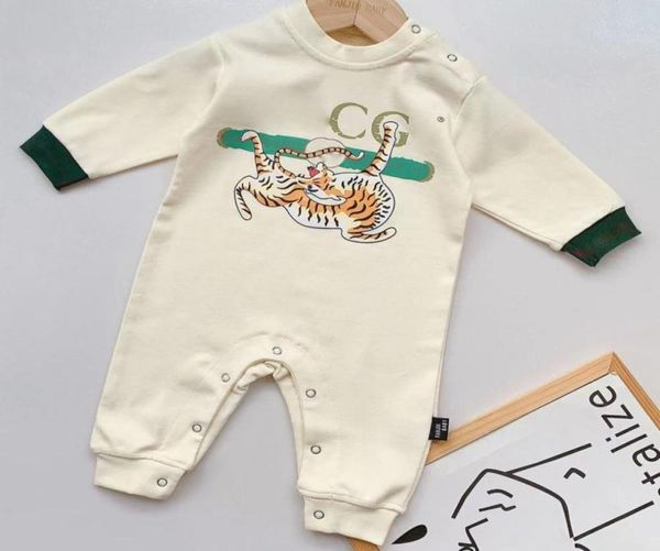 Designer Nouveau-né Bébé Fille Garçon Barboteuses Vêtements Bébé Filles Dessin Animé Ours Imprimer Combinaisons À Manches Courtes Onesie Body 2022 hauts br2290429