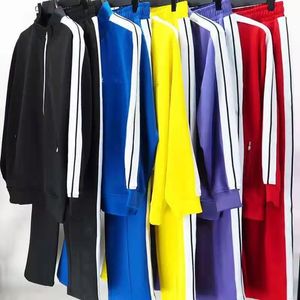 Designers pour hommes Tracksuit Sweatshirt Zipper costumes lâches Hoodies Veste Vestes Femme Pantalons de sport