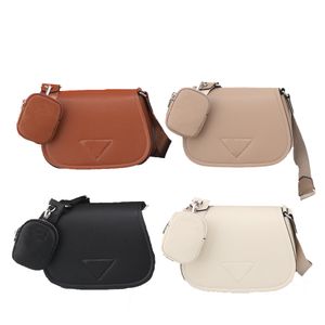 Designer Nylon Student Outdoor Reizen Schoudertas Heren Dames Kwaliteit Handtas Portemonnee Mode Retro Dames Echt lederen Cross Body portemonnee