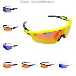 Lunettes de soleil Oakleies Oakly Okley Oki Lunettes de cyclisme Oo9001 Sports de vélo polarisés Ensemble de trois pièces Courir coupe-vent et anti-sable R5dz PI60 AT3P