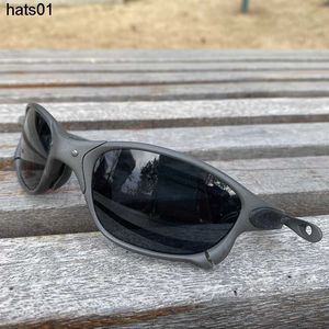 Designer Oakleiesl lunettes de soleil Double X métal polarisé cadre en métal lunettes d'équitation pêche en plein air alpinisme lunettes de soleil