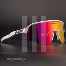 Designer Oakleiess Sunglasses Oaklys à vélo de vélo UV UV Ultra Light Polarisé Protection oculaire Sports extérieurs Courir et conduire des lunettes 2024 F4F