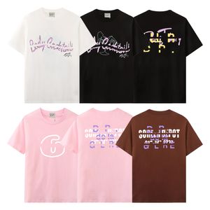 Ontwerper van Gallerie Tees T-shirts Luxe mode-T-shirts Heren Dames Tees Merk korte mouw Hip Hop Street chic Tops Kleding Kleding D-21 Maat XS-XL
