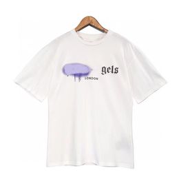 Designer de marque de t-shirt de luxe t-shirt T-shirt d'été pour femme avec lettres imprimées par pulvérisation, tendance et élégant