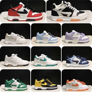 Designer Offre Chaussures Out of Office Hommes Femmes Top Qualité Chaussures Baskets Low-tops Noir Blanc Rose Cuir Bleu Clair Brevet Runners Sneaker