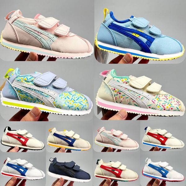 Diseñador Onitsukass Tiger México 66 Tigers Zapatos para niños pequeños Zapatillas de deporte Plataforma Niños Jóvenes Blanco Negro Niños Niñas Casual Niños pequeños Zapato 7.5C 4Y 5Y Bebé Niños