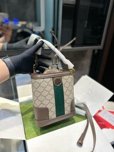 Designer Ophidias collectie dames schouderrugzak met crossbody tas van hoge kwaliteit retro emmer handtas modieuze emmer portemonnee tas met trekkoord