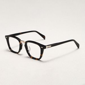 Lunettes optiques de styliste Hommes Femmes Rétro JMM MAGEACLOE Mode Bicolore Acétate Cadres en fibre de verre Style européen américain Plaque de lentille anti-lumière bleue avec boîte