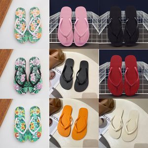 Designer Outdoor Fashion Sandals Slippers Platform Classic geknepen Beach Alphabet Print Flip Flops Summer Flat Casual Shoes 94