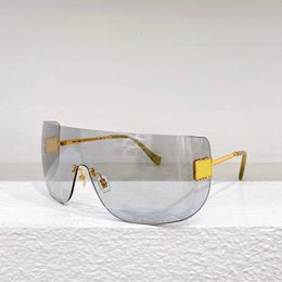 Lunettes de soleil à verres surdimensionnés de styliste pour femmes, lunettes de plage à la mode, lunettes de luxe, de haute qualité et de qualité supérieure, boîte d'emballage d'origine MU18YS