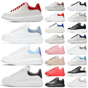 Designer oversized sneaker heren dames casual schoenen wit zwart leer grijs groen metallic zilverroze suède fluwelen espadrilles trainers platte platform sneakers