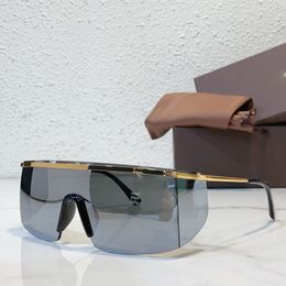 Diseñador Gafas de sol de gran tamaño Piernas de medio marco de metal TF0980 Gafas de sol de diseñador Gafas de sol de gran tamaño para hombres Fashion Fashion Classic UV400