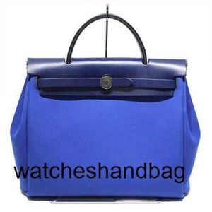 Designer Oxford Canvas Bag haar tas rugzak handgemaakte le tournay vash junter blauw elektrisch blueczg8